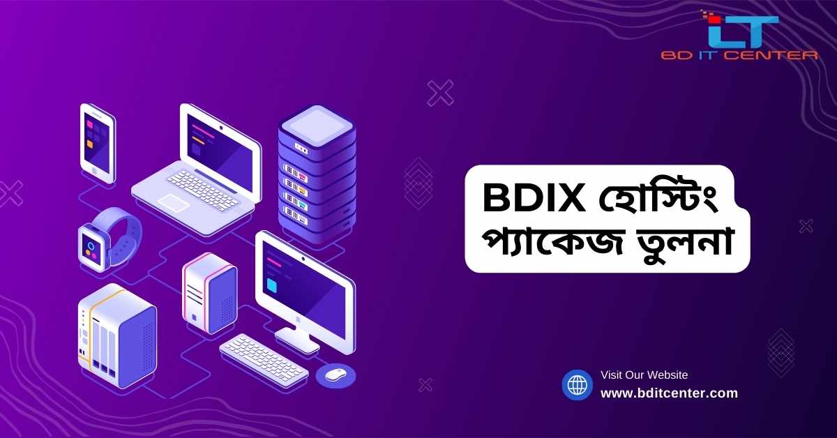 BDIX হোস্টিং প্যাকেজ তুলনা ২০২৫ | সেরা BD IT CENTER এর BDIX হোস্টিং প্ল্যান