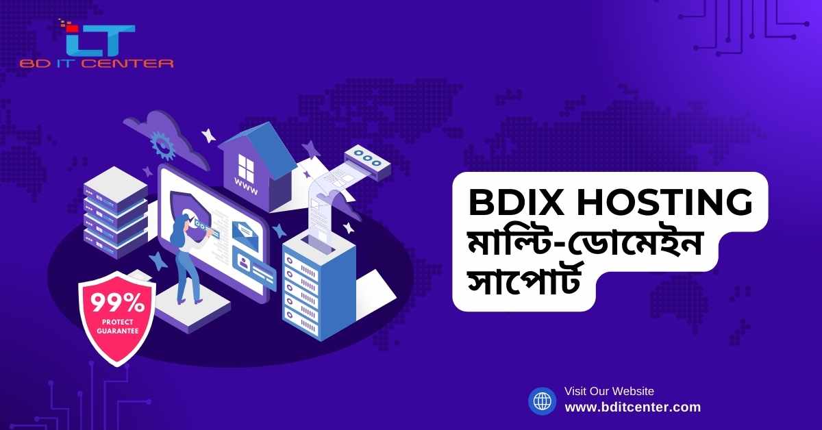 BDIX Hosting মাল্টি-ডোমেইন সাপোর্ট: বাংলাদেশে সেরা BD IT CENTER এর সার্ভিস