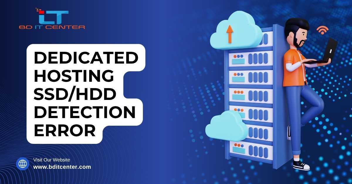 Dedicated Hosting SSD/HDD Detection Error Fix