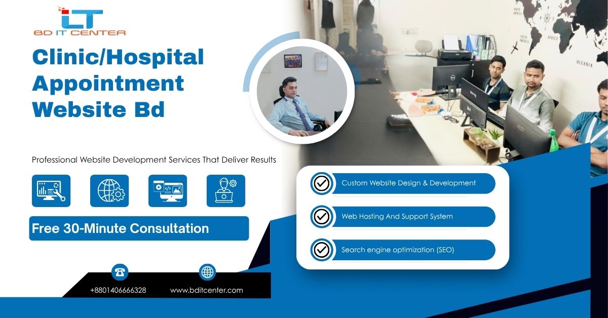 Clinic & Hospital Appointment Website BD | BD IT CENTER