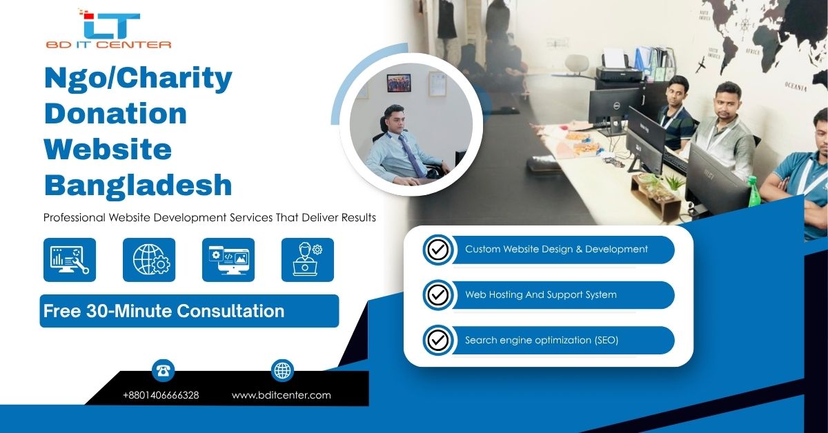 NGO & Charity Donation Website Bangladesh | BD IT CENTER