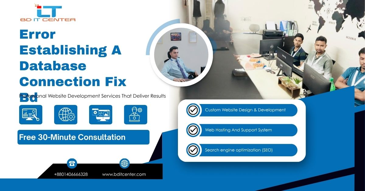 Error Establishing a Database Connection Fix BD