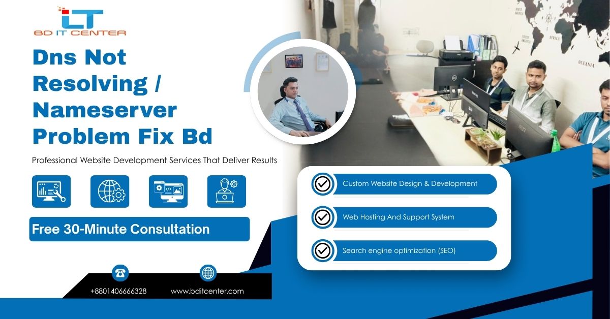 DNS Not Resolving / Nameserver Problem Fix BD