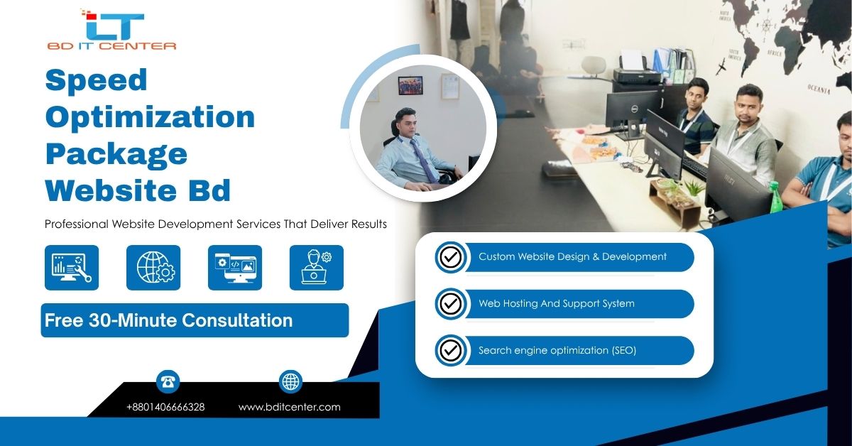 Speed Optimization Package Website BD | BD IT CENTER