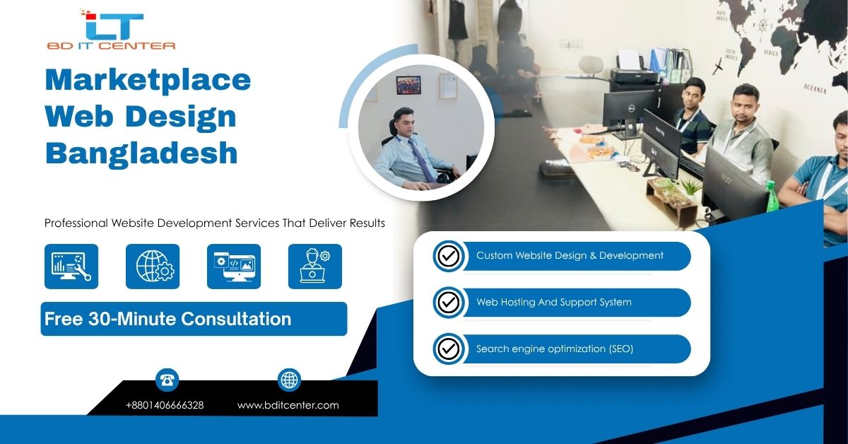 Marketplace Web Design Bangladesh – BD IT CENTER