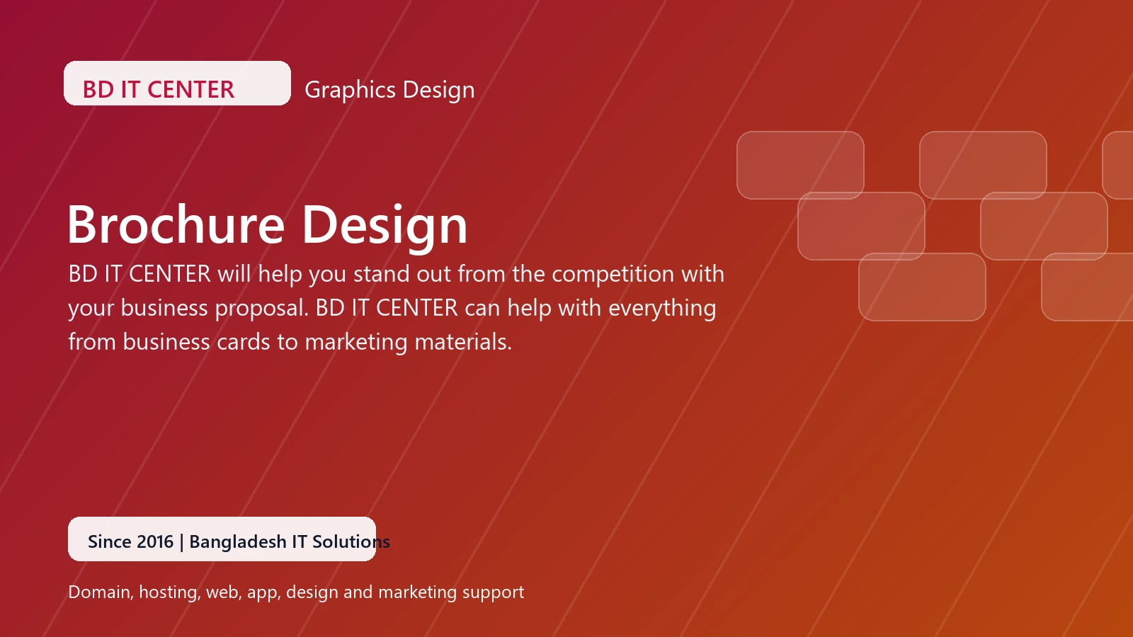 Brochure Design banner