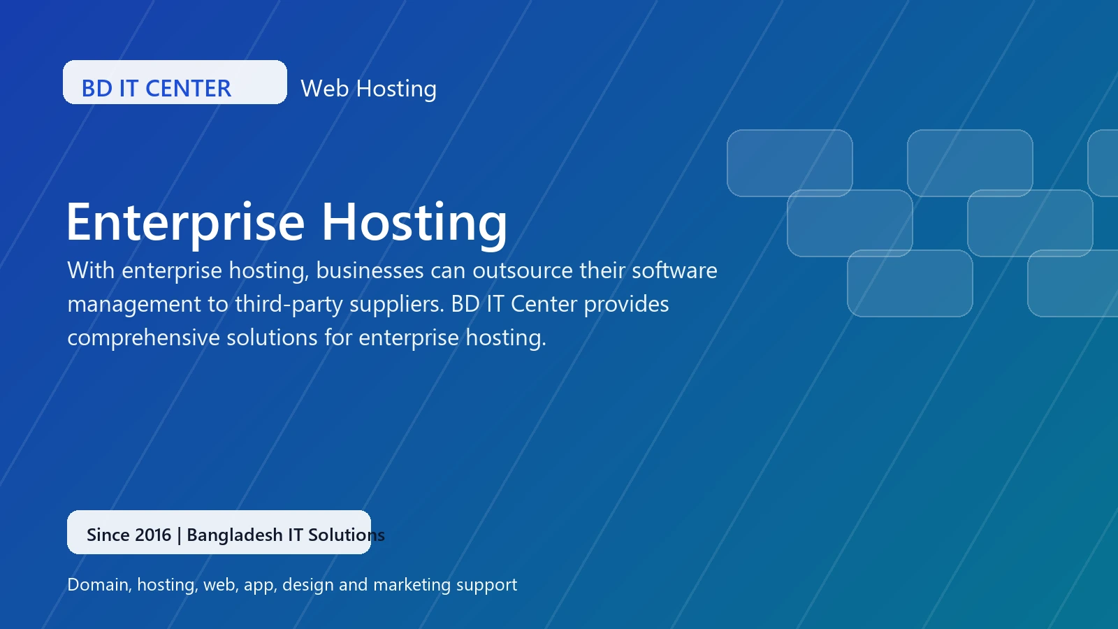 Enterprise Hosting banner