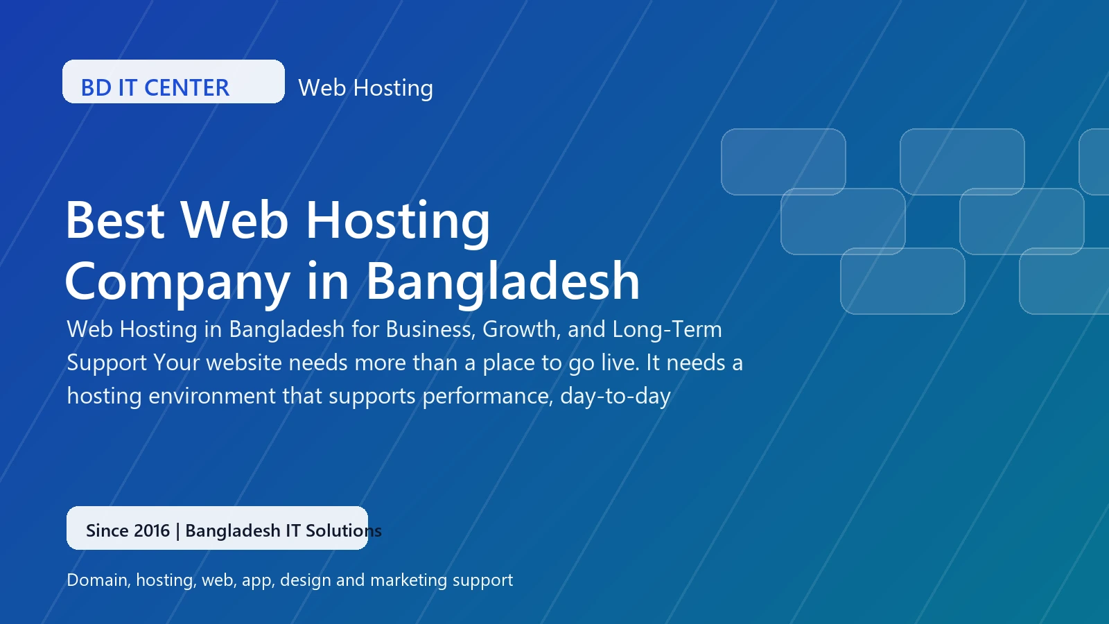 Web Hosting banner