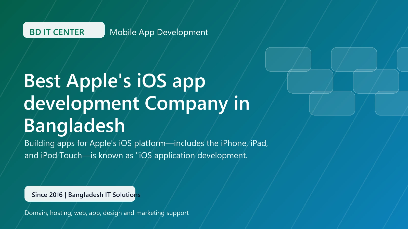 iPhone Apps Development banner