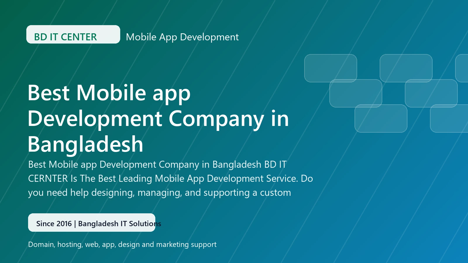 Mobile App Development banner