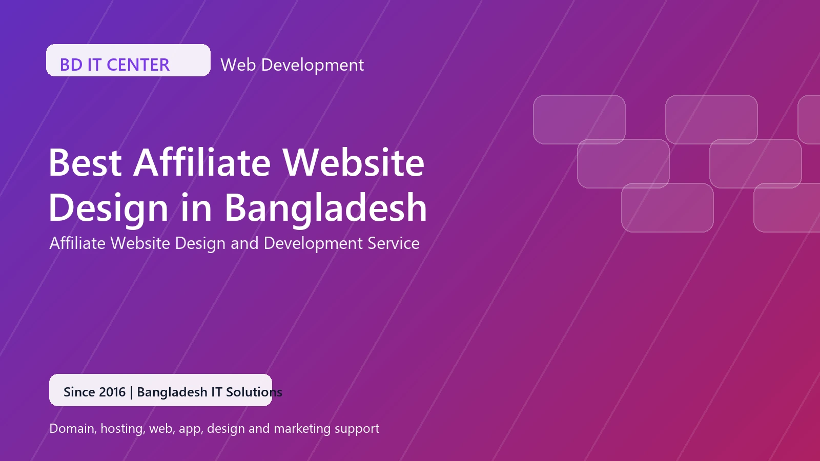 Affiliate Websites banner