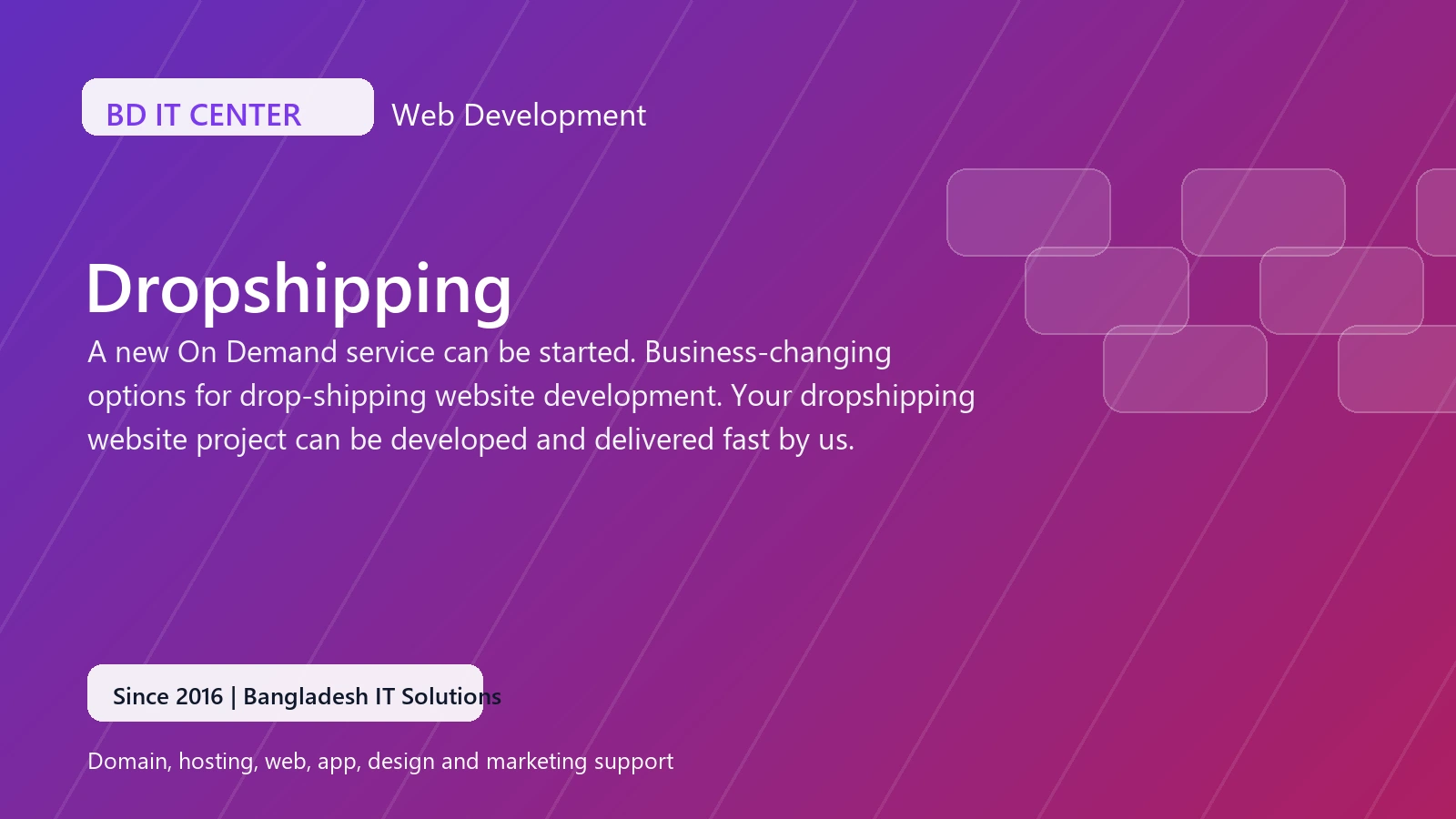 Dropshipping banner